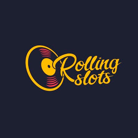 Rolling Slots logo color background